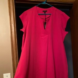 NWT Lane Bryant *hot pink* dress with pockets!